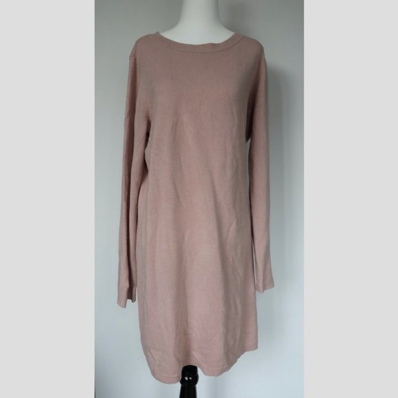 π3 for $15π Cute & Comfy Soft Pink Sweater Dress - Picture 1 of 7